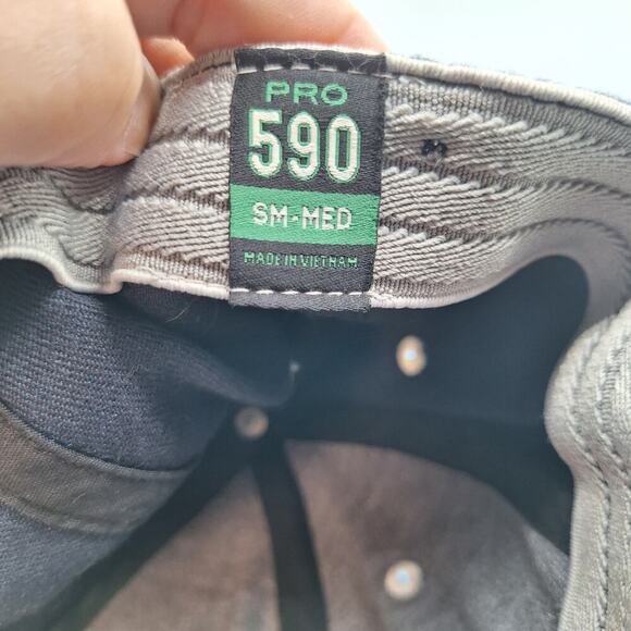 Vintage Duke Blue Devils Fitted Baseball Cap Size S/M Flexfit Navy Wool - Picture 7 of 7